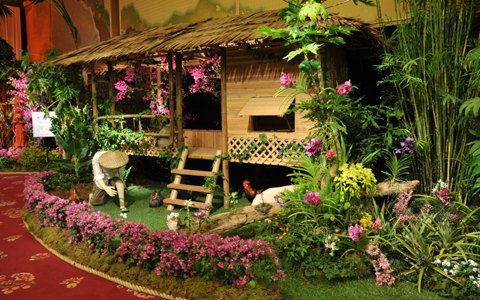 ホテルオークラ東京で、10ヵ国の大使夫人のガーデニングが花開く