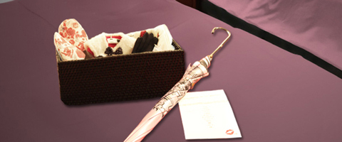 傘や手袋などアメニティにも注目、ルル・ギネスの特別なお部屋第2弾