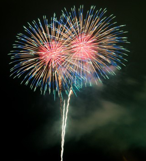 花火で厄を落とせる風水術