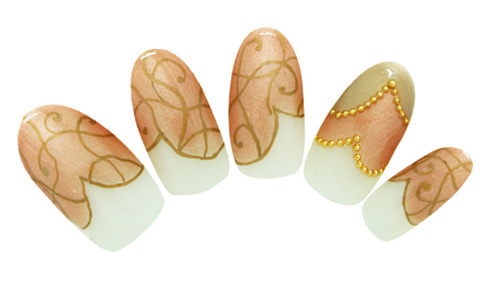 お嬢様ネイル　アンティーク