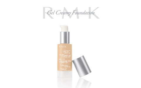  ジェルの透明感とクリームのカバー力がひとつになった「ジェルクリーミィファンデーション」が、RMKから新登場
