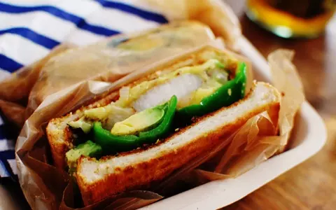 ヘルシーだけど満腹弁当「野菜のグリルサンドイッチ」