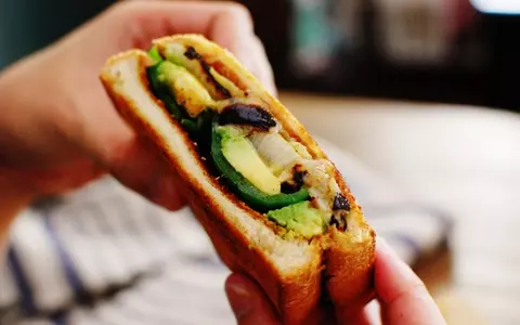 ヘルシーだけど満腹弁当「野菜のグリルサンドイッチ」