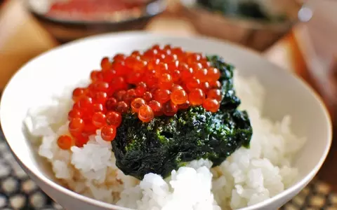 白米が止まらない！ 自家製いくらの醤油漬け