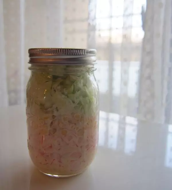 5分でできる! 豆乳ドレッシングのジャーサラダ【ゆる精進料理】