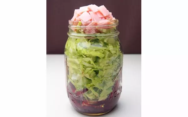 5分でできる! 豆乳ドレッシングのジャーサラダ【ゆる精進料理】