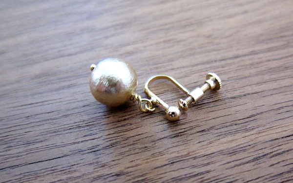 母の日の贈り物に！　簡単なのに豪華に見える「コットンパールアクセ」の作り方