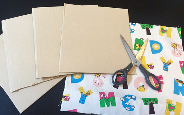 材料は周りにあるものだけ！ ファブリックパネルをかんたんDIY