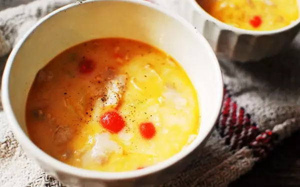 今の季節に最適、一気飲みしてしまう美味しさ「トマトミルク豚汁」