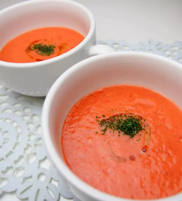 トマトジュースを使ったかんたんガスパチョ