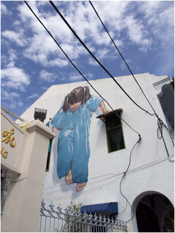 街中がアート！　マレーシア世界遺産の島で景色を楽しむ