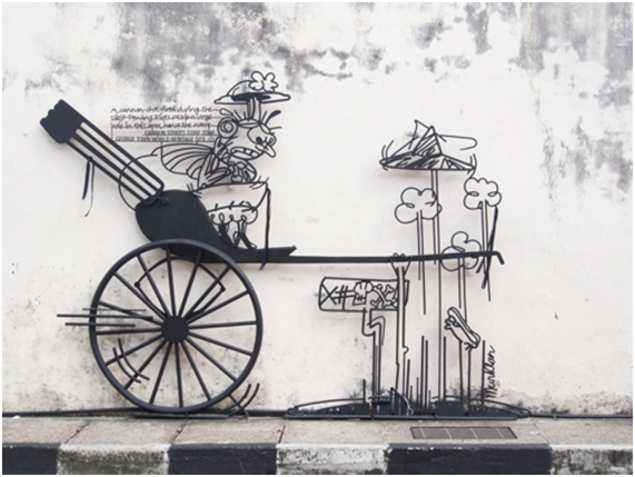 街中がアート！　マレーシア世界遺産の島で景色を楽しむ