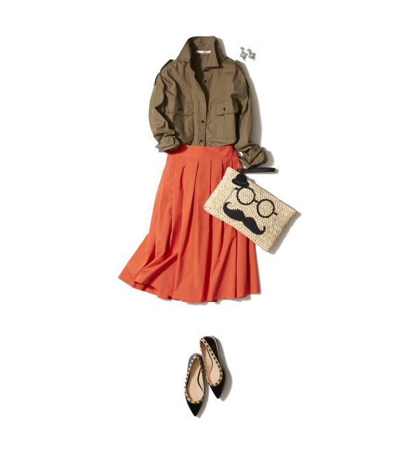 春のオフィスコーデは5アイテムで完成！　5日間着まわし術