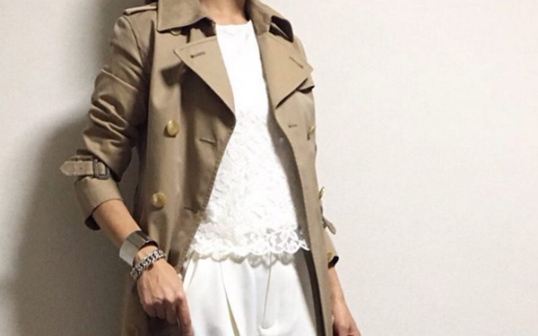 流行りのレースアイテムを、抵抗なく着こなすコーディネート術