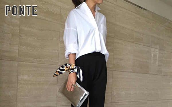 ゆるっと感がポイント！　旬の白トップスでつくる“さりげなくデキる”大人スタイル