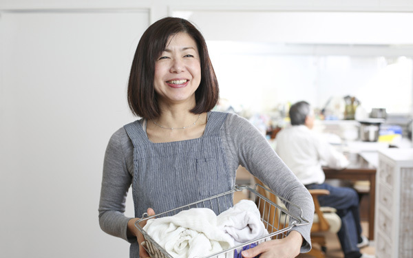 夫の実家に帰省中、洗濯物はどうすればいい？