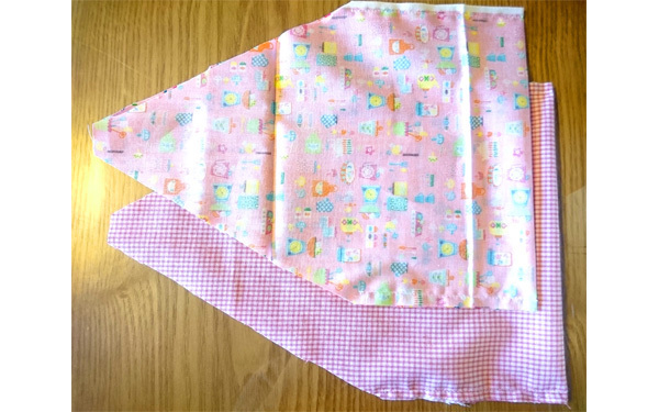 おにぎりポーチの作り方。簡単、手縫いでもOK！