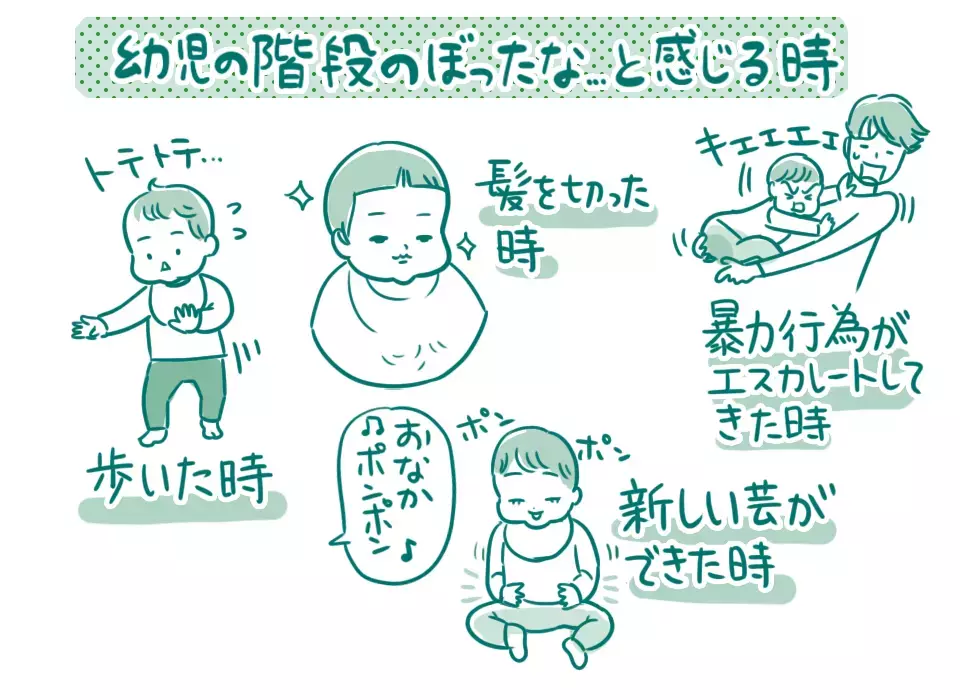 「赤ちゃん→幼児の階段を上ったと感じるとき」 栗生ゑゐこの赤ちゃんカルタVol.31