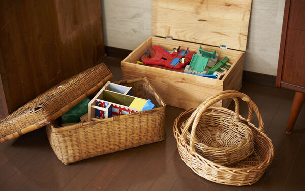 子どものおもちゃが散らかって見えない、ちょっとした工夫【Iさん家のインテリア#02】