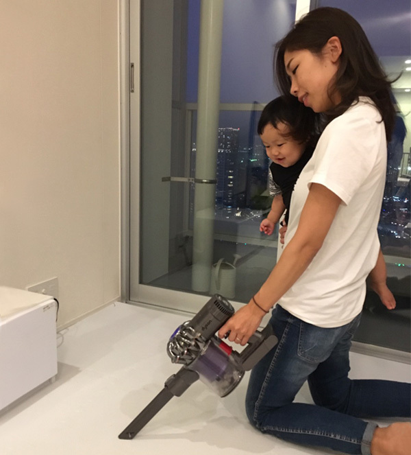 【掃除機比較！】ダイソン「DC61 モーターヘッド」／マンション在住　みさ（157cm）