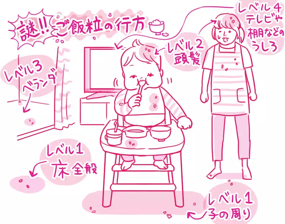 「初夏のプチ怪談～ごはん粒の行方～」 栗生ゑゐこの赤ちゃんカルタVol.34