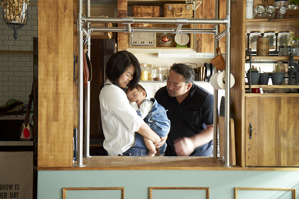 DIY＋古道具で、子どもアイテムを整理する！ 【sayo.さん家のインテリア#02】