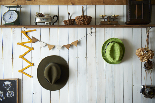 DIY＋古道具で、子どもアイテムを整理する！ 【sayo.さん家のインテリア#02】