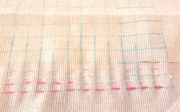 ふきんを丈夫に、かわいくするDIY