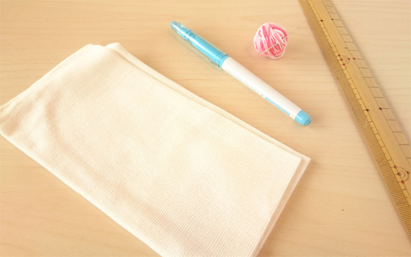 ふきんを丈夫に、かわいくするDIY