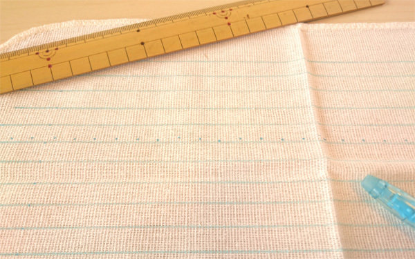 ふきんを丈夫に、かわいくするDIY