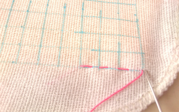 ふきんを丈夫に、かわいくするDIY