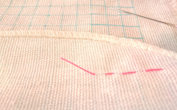 ふきんを丈夫に、かわいくするDIY