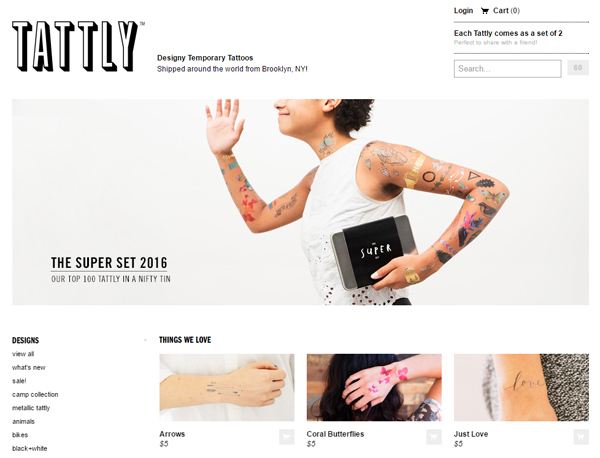 夏の親子お揃いコーデにも！ コラボが可愛いNY発の「アート・タトゥー・シール」