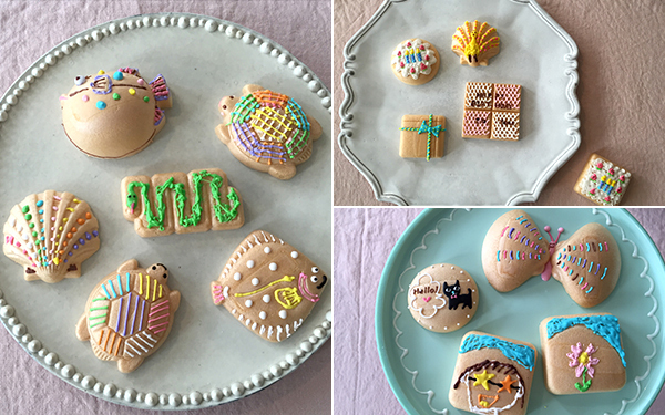 描いて、飾って、パクリ！　子どもと楽しむ「アイシングもなかパーティ」