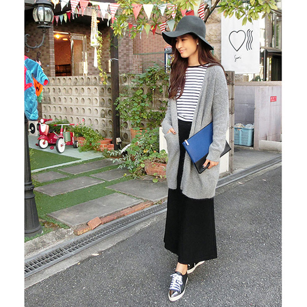 ママの時短と節約を叶える　秋冬「ロングカーディガン」