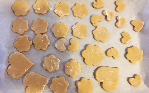 クッキー型貫き