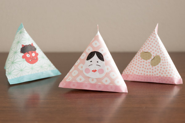 節分アイデア3選！さんかく袋の豆まき＆鬼ちゃんお面【おうちで季節イベント お手軽アートレシピ Vol.5】