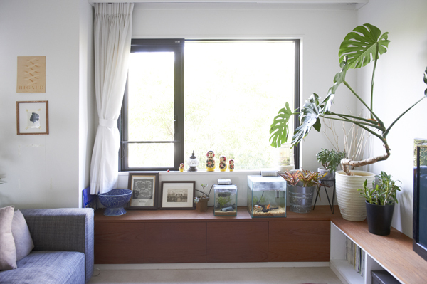 子どもたちの作品をセンス良く飾る　 堺あゆみさん家のインテリア #02