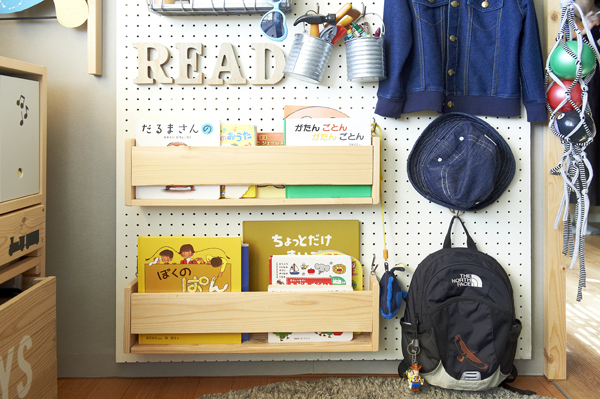 キッズルームの賃貸DIYと収納アイディア　EHAMIさん家のインテリア 03