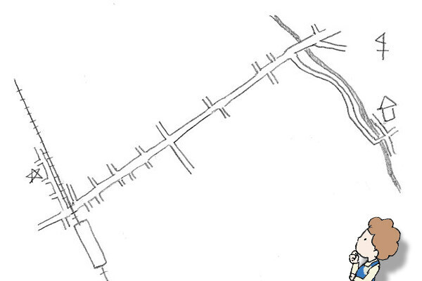 地図の書き方のコツを図解 簡単に作れる通園 通学マップ おうちで