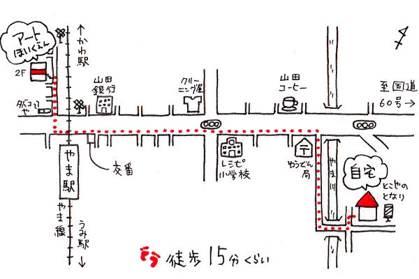 幼稚園 願書 略図 書き方