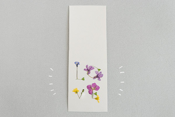 親子で春の散歩にGo!　野の花ブックマーク【おうちで季節イベント お手軽アートレシピ Vol.11】