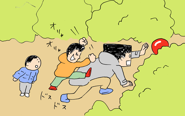 「オリャー！！」子ども達の暴走に怒りモードの一日【下請けパパ日記～家庭に仕事に大興奮～ Vol.11】