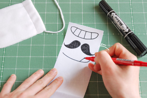 給食当番＆花粉症に！　簡単おもしろマスク【おうちで季節イベント お手軽アートレシピ Vol.12】