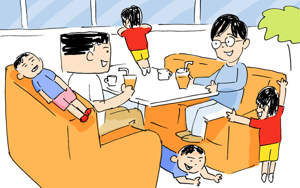 パパ友、ママ友づくりは難航！？ 2歳児よりも遥かに会話に手こずる内気な夫婦【下請けパパ日記～家庭に仕事に大興奮～ Vol.17】