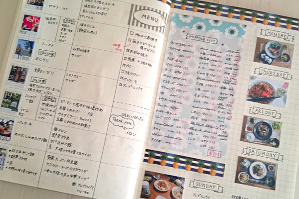 【新連載】家計を可愛くスリム化？　イラスト手帳術が時短・節約を叶える！【ぽんたの献立ノート～Ameba公式トップブロガー連載～ Vol.1】