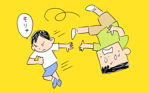 日常は日々戦い。ヒーローに影響を受けすぎた息子【下請けパパ日記～家庭に仕事に大興奮～ Vol.25】
