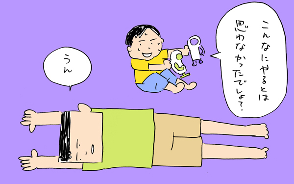夜、まだまだ遊びたい息子の交渉術とは？【下請けパパ日記～家庭に仕事に大興奮～ Vol.27】