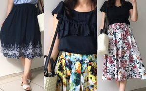 しまむらで“着やせ＆高見え”！　ママ友ウケも上々のスカートコーデ術