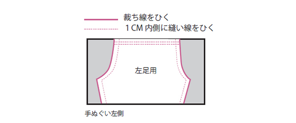 てぬぐいズボンの作り方。手縫いで作れて夏の着替えにも便利！
